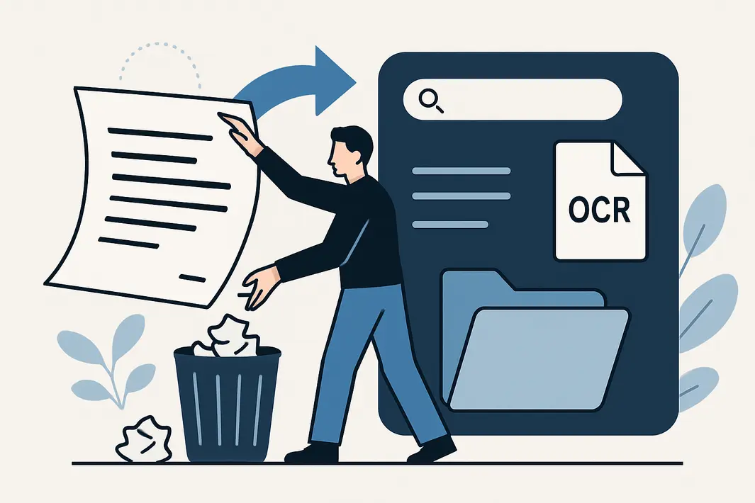Adiós al papel: cómo implementar un sistema de gestión documental con búsqueda indexada y OCR
