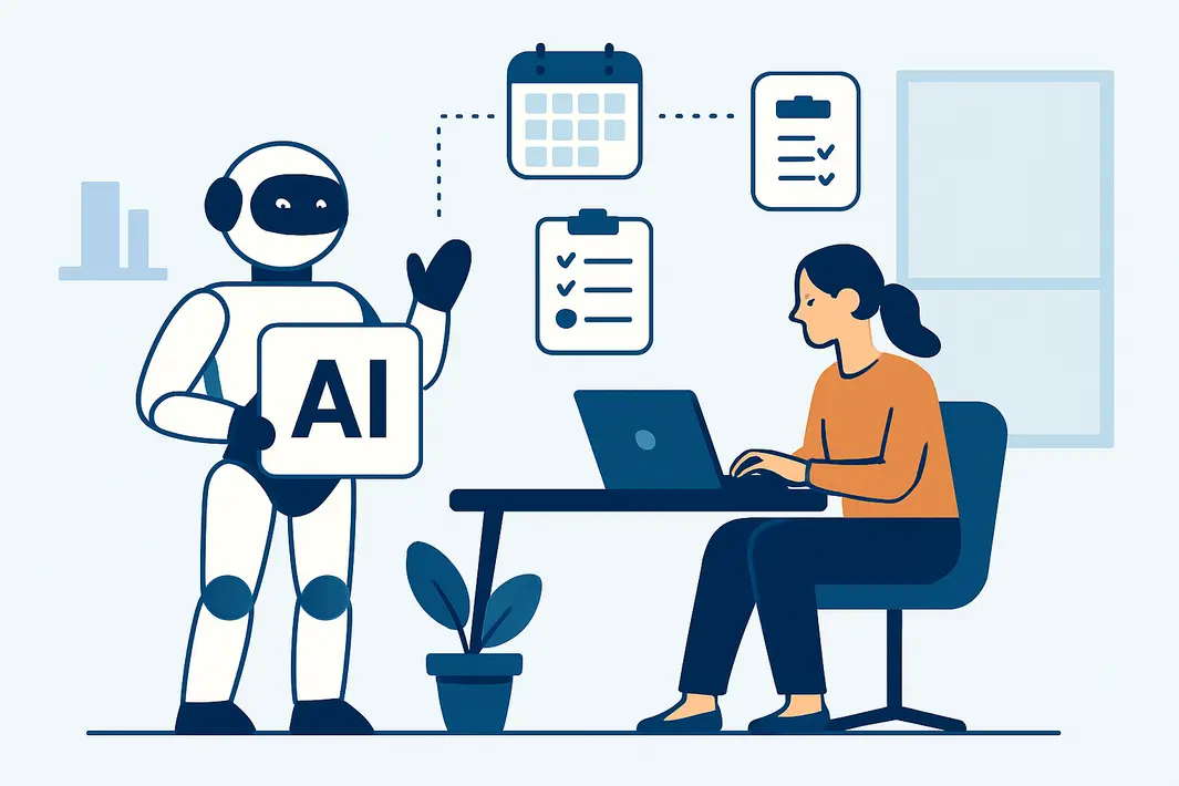 Automatización con IA: tareas administrativas que puedes reducir este mes