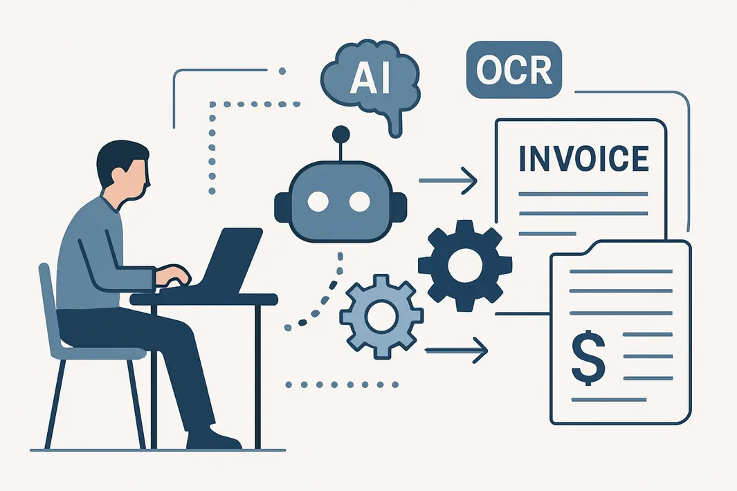 Automatización de extracción de datos contables y facturas mediante IA y OCR