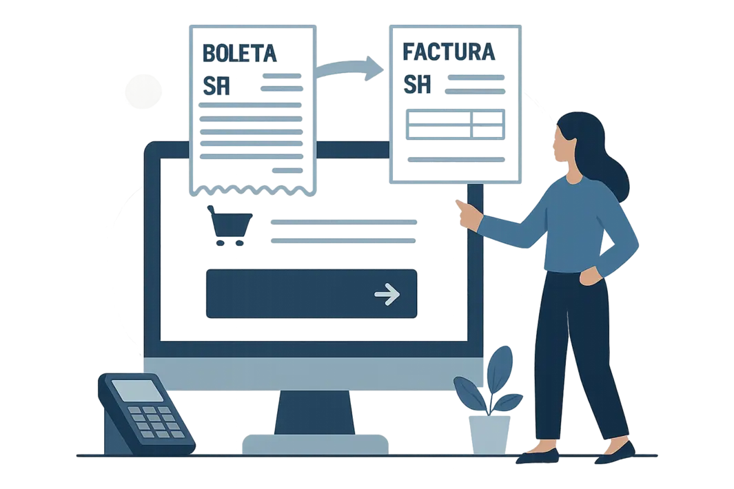 Integración fluida de boleta y factura electrónica del SII en tu proceso de checkout