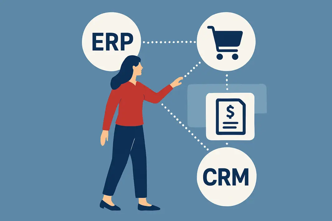 Integraciones ERP + e-commerce + facturación + CRM: cómo unificar operaciones y ventas en empresas chilenas