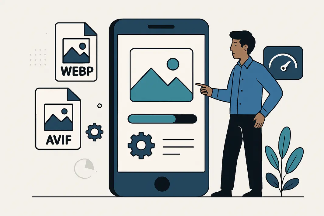 Optimización extrema de imágenes con WebP y AVIF: cómo acelerar catálogos pesados en móviles