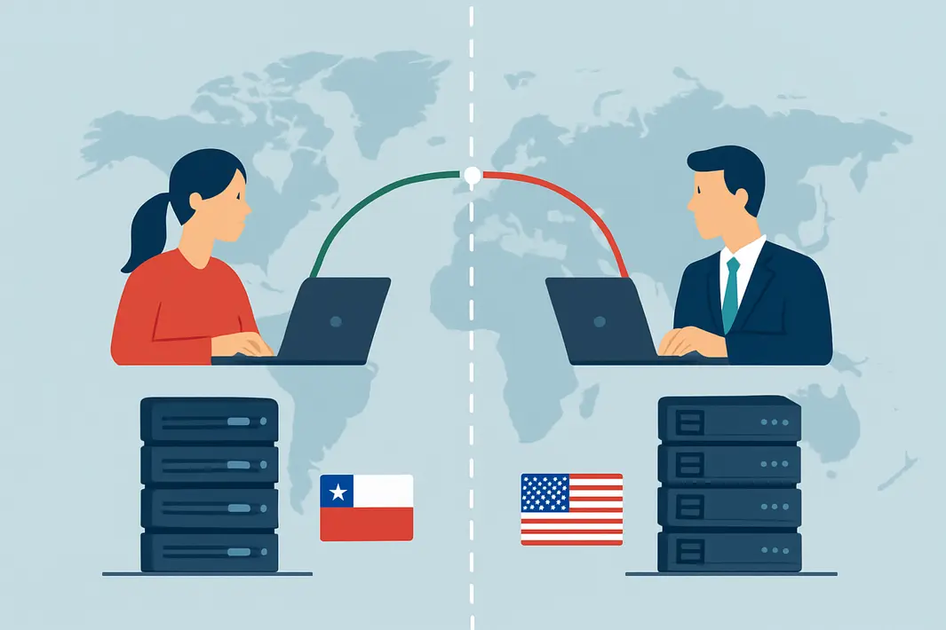Servidores en Chile vs. EE.UU.: impacto real de la latencia en la experiencia de tus usuarios